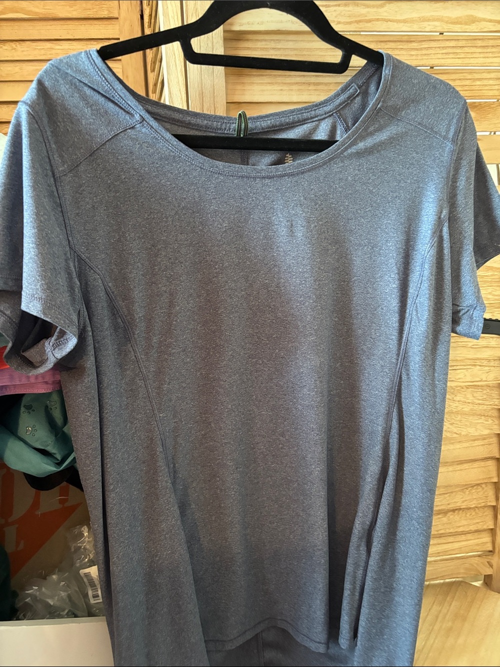 Royal Robbins Women's Slate Short Sleeve Scoop Tee Large